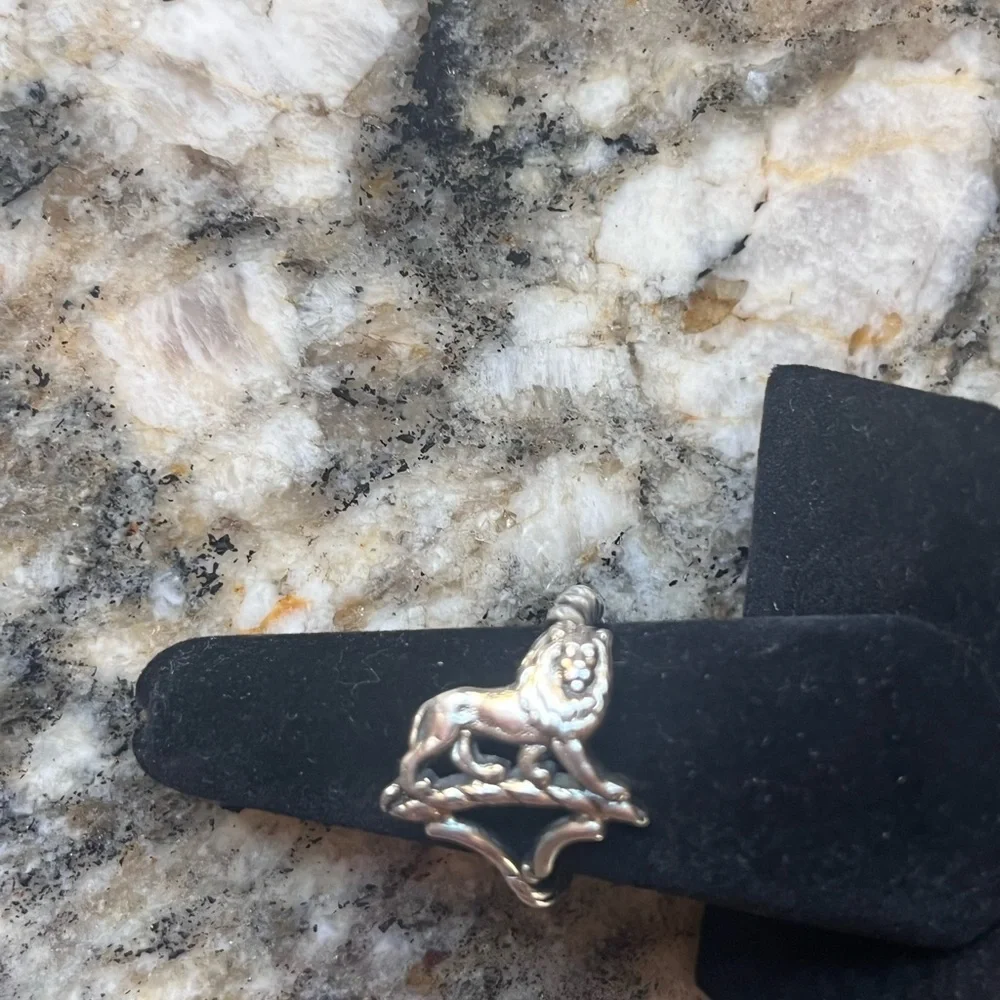 Sterling Silver Lion Ring - Picture 1 of 5